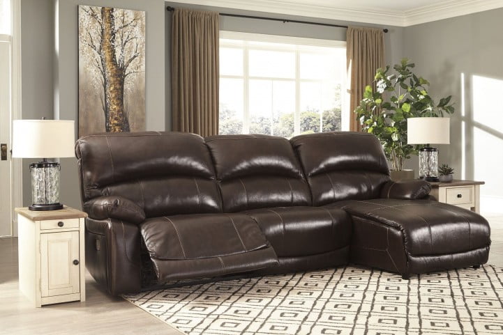 Hallstrung Chocolate Power Raf Sectional From Ashley Coleman