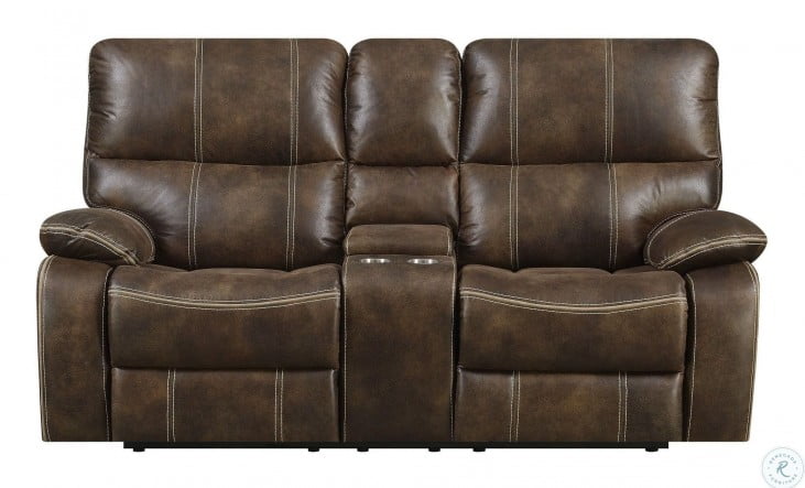Jessie James Chocolate Brown Reclining Loveseat From Wallace Bay Home Coleman Furniture