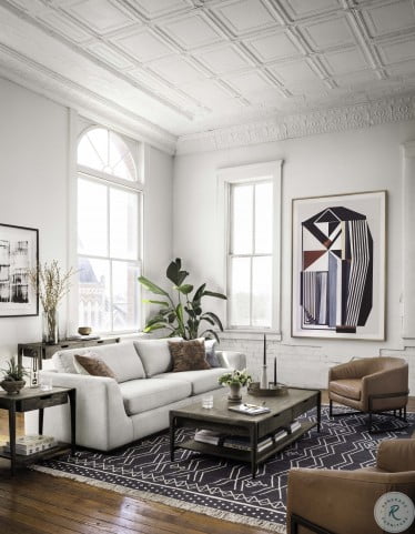 Centrale Aldred Silver Colt Living Room Set From Fourhands Coleman Furniture
