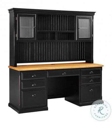 southampton onyx black and oak southampton onyx black credenza with deluxe hutch from martin furniture coleman furniture