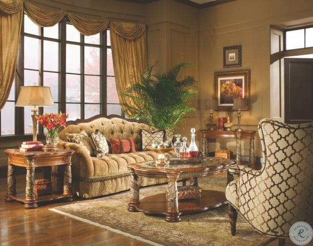 Aico Coffee Table Sets - Michael Amini Tuscano Round Traditional Cocktail Table By Aico - You can choose from colors such as blanc, royal sable, and sienna spice, all styles that can change the way you feel about your bedroom and the entire space in.