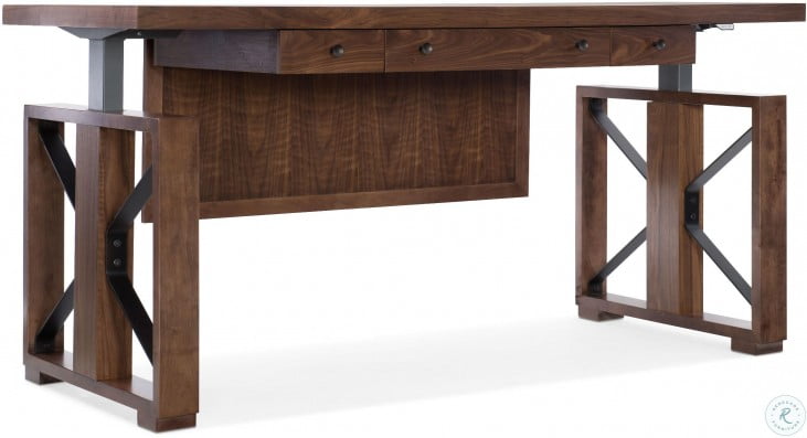 Elon Brown Lift Desk From Hooker Coleman Furniture