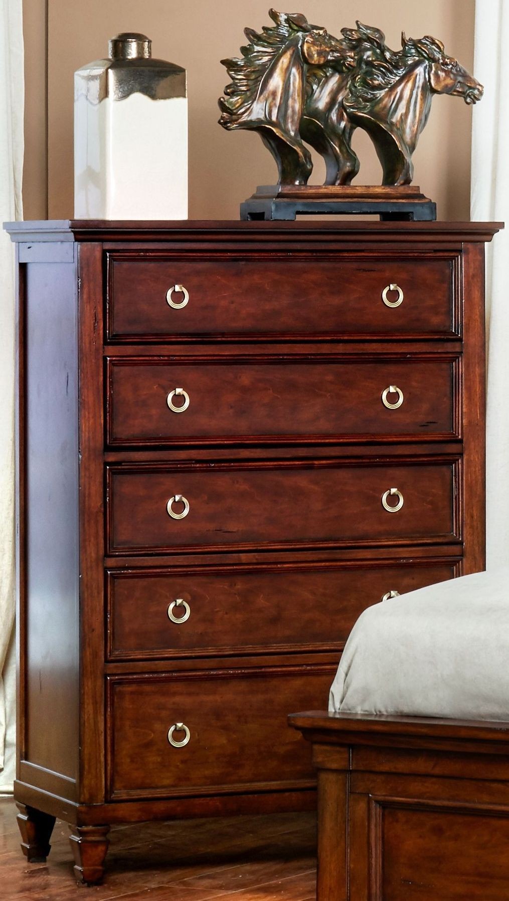 Tamarack Brown Cherry Chest from New Classic Coleman Furniture