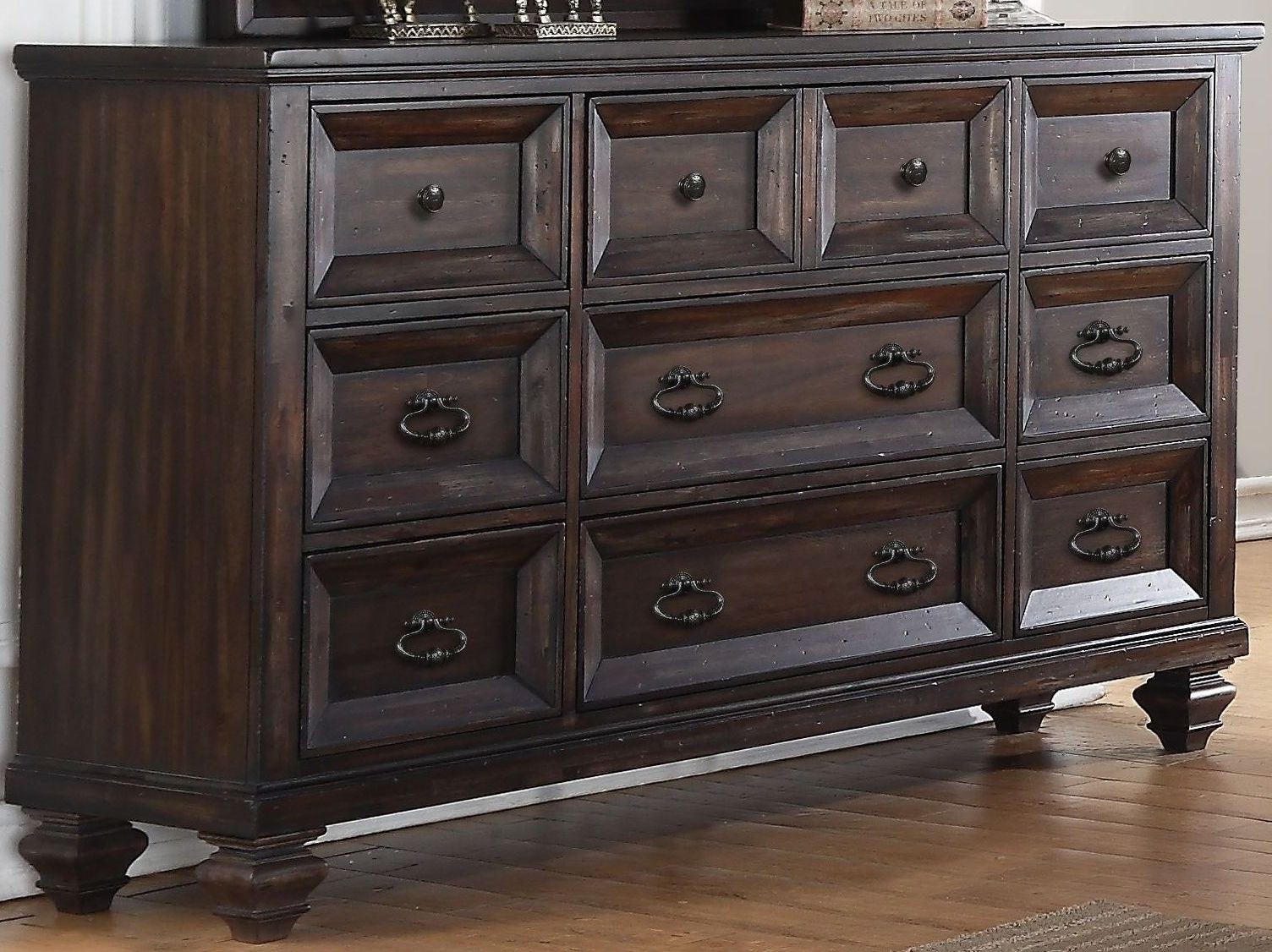 Sevilla Walnut Dresser with Jewelry Tray from New Classic Coleman