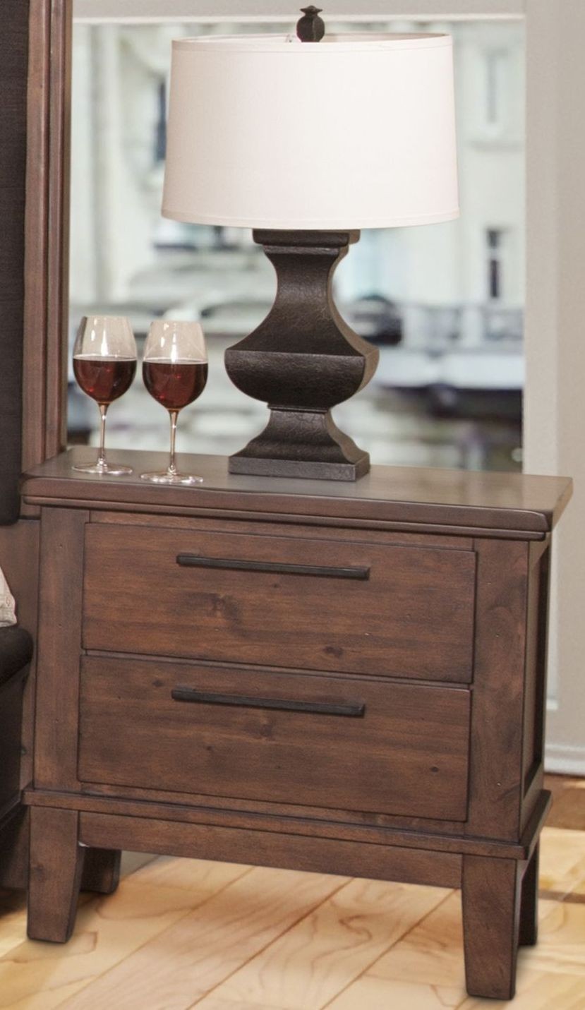 Cagney Chestnut Nightstand from New Classic Coleman Furniture