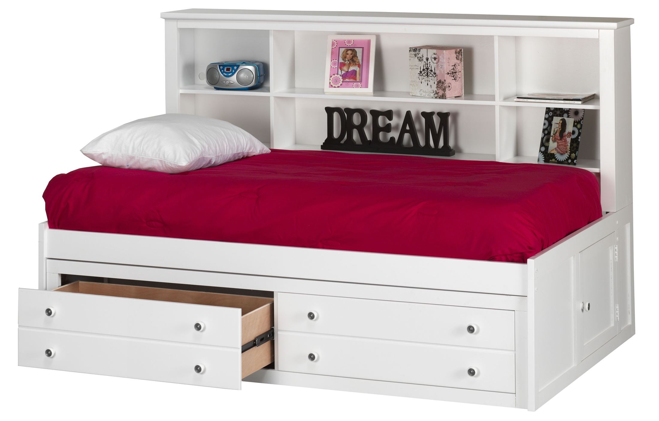 Bayfront White Full Lounge Bed from New Classics (1415412432