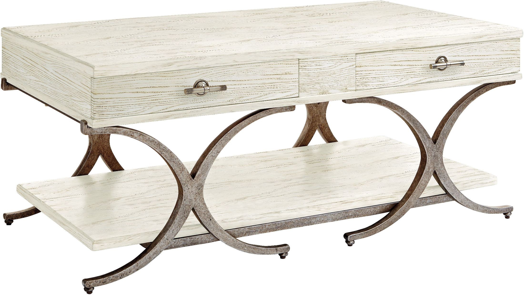 Coastal Living Resort Nautical White Windward Dune Cocktail Table from