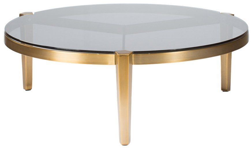 Milano Gold and Silver Large Coffee Table from Curations ...