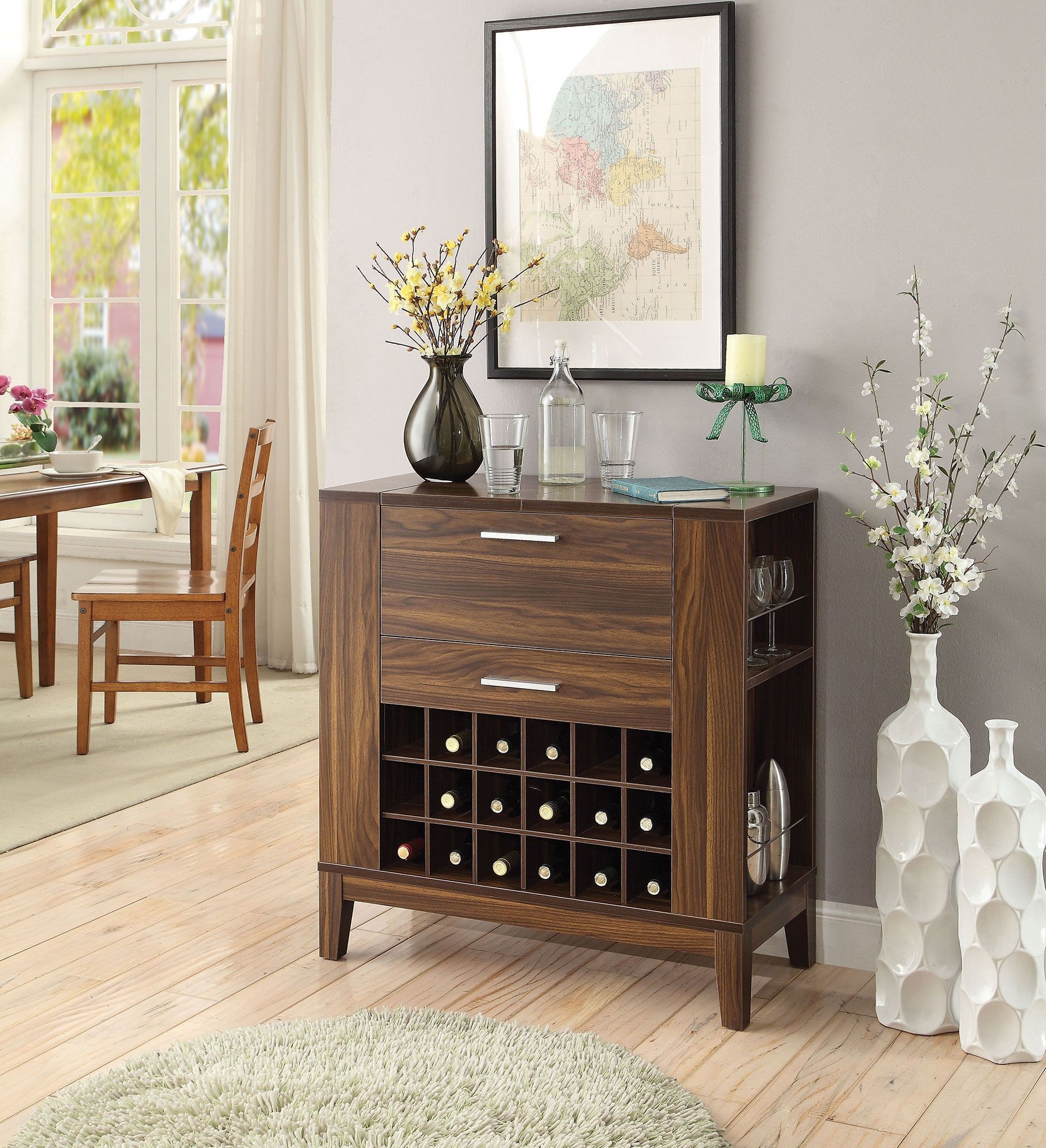 36" Dark Walnut Bar from Coaster Coleman Furniture