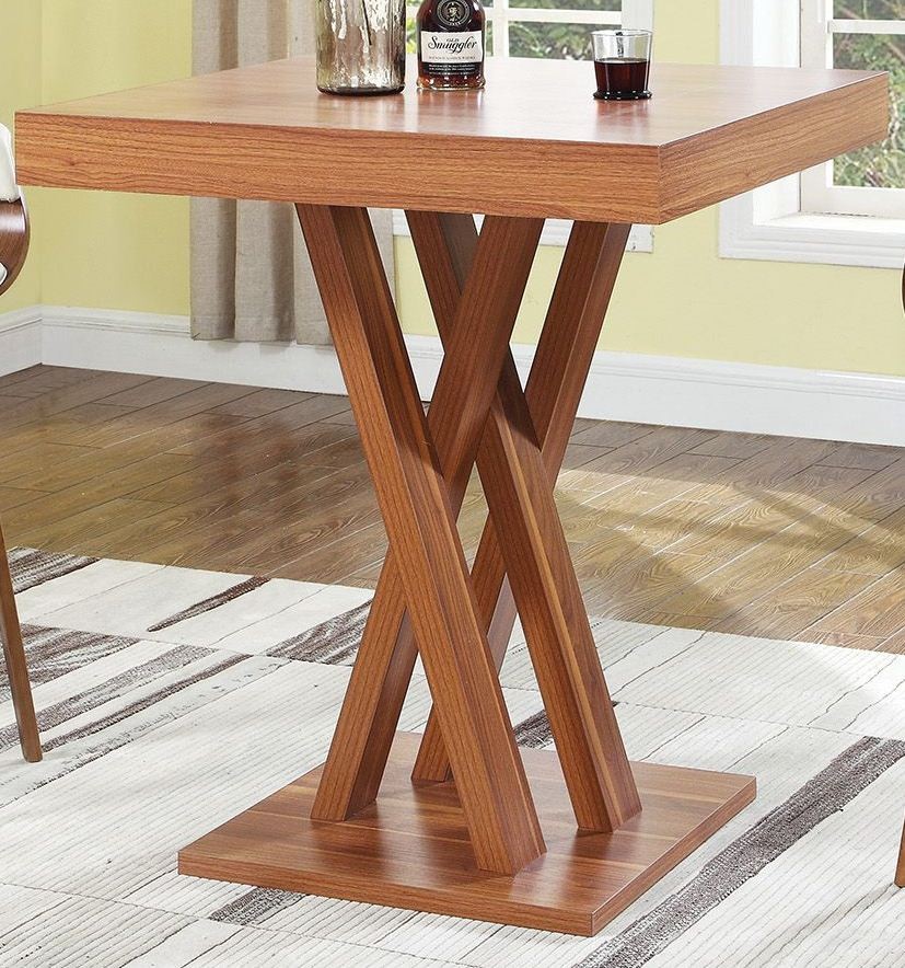 Light Walnut Bar Table from Coaster Coleman Furniture