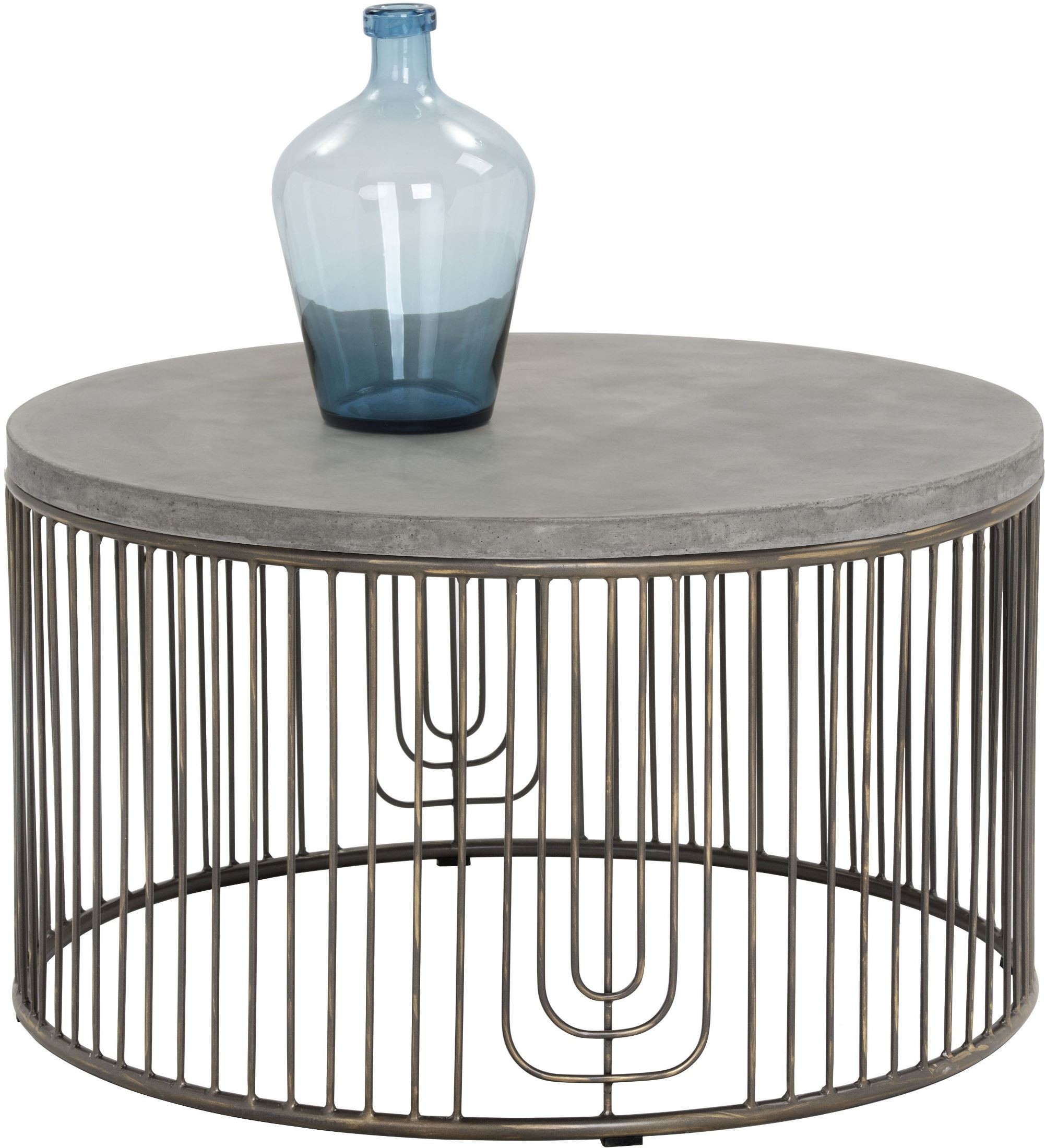 Sargon Grey Concrete Coffee Table from Sunpan Coleman Furniture