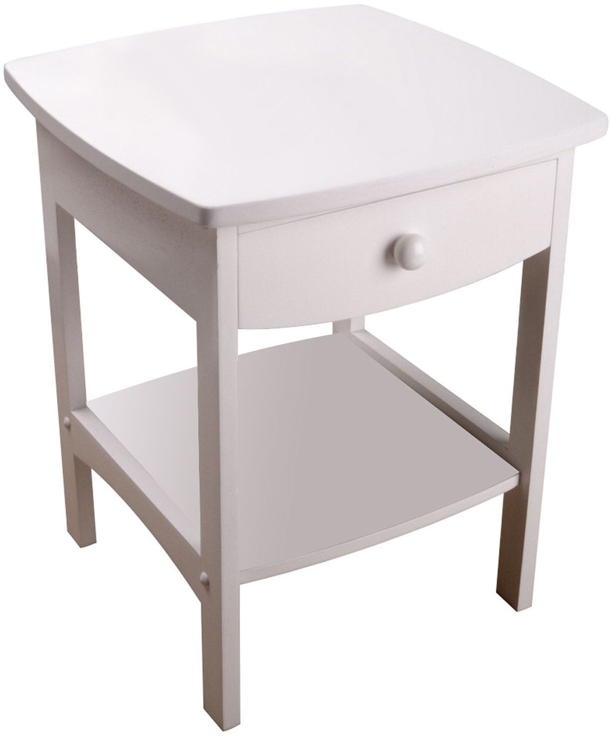 Claire White Accent Table from WinsomeWood Coleman Furniture