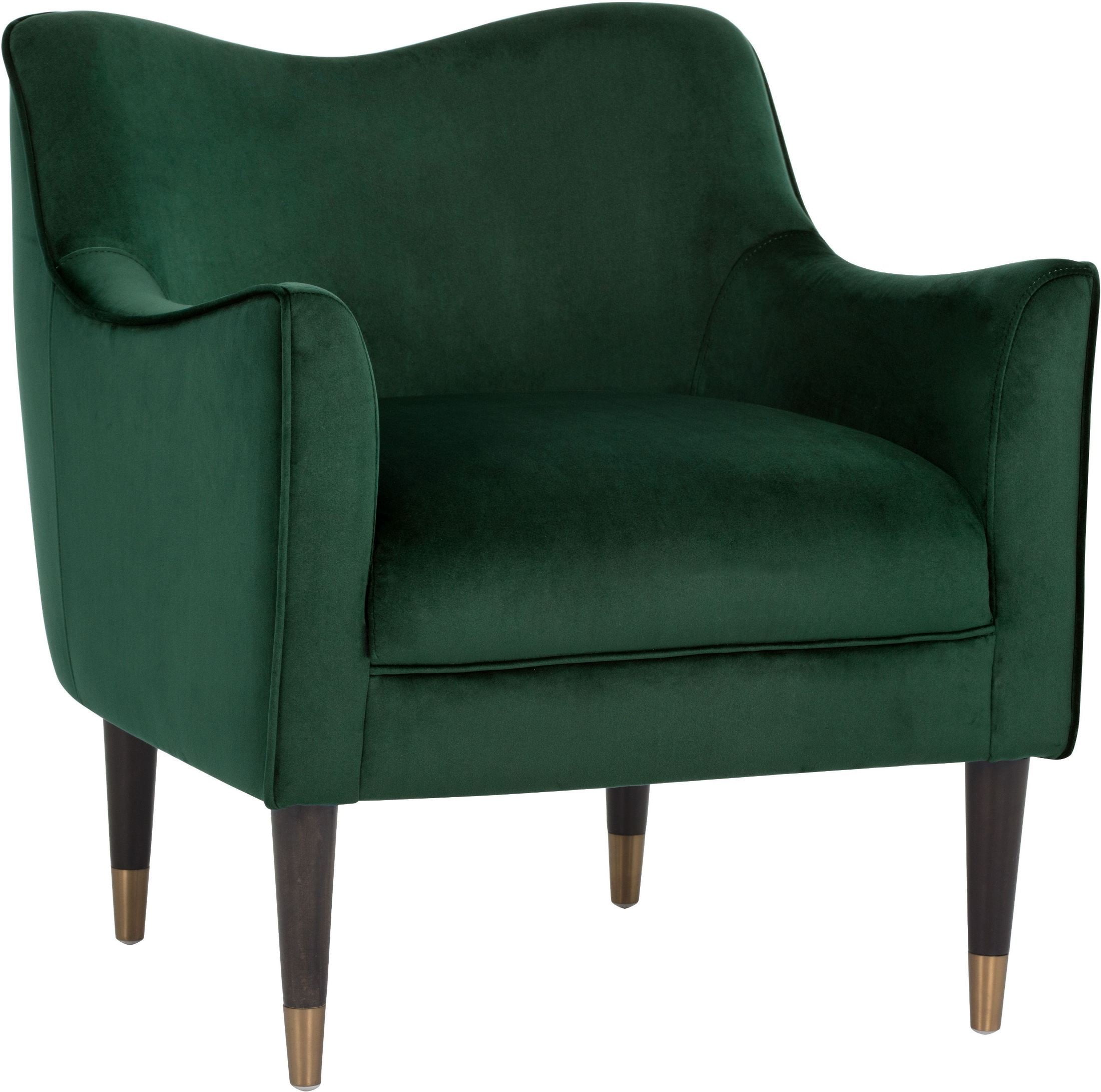 Deep Green Sky Bow Armchair from Sunpan Coleman Furniture