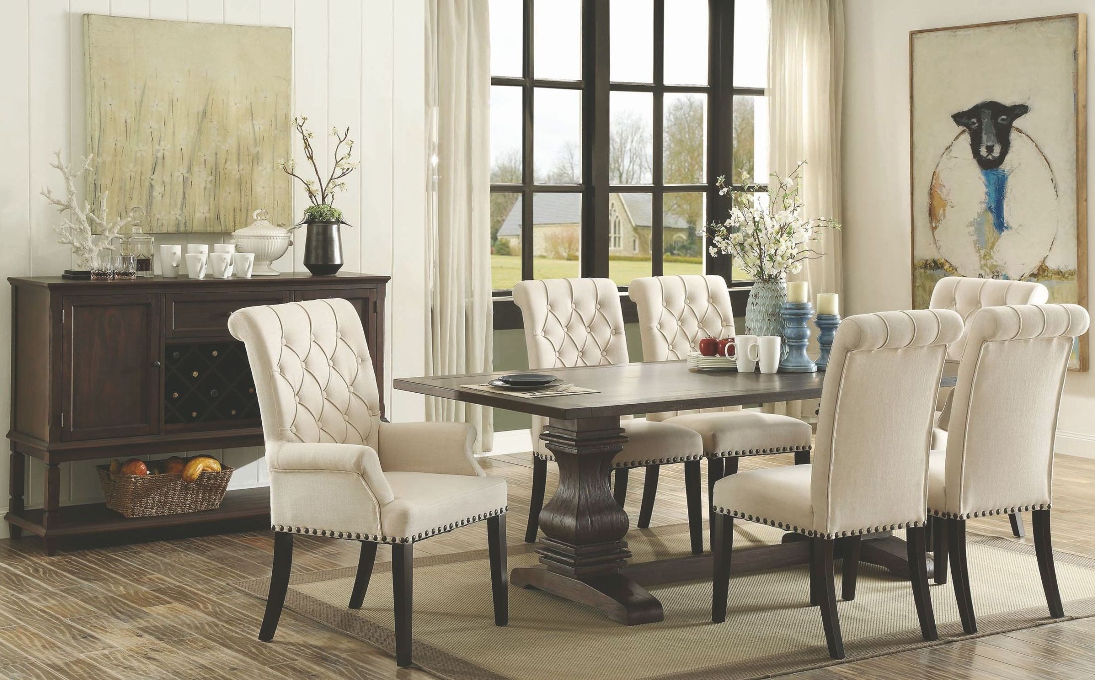 Parkins Rustic Espresso Rectangular Dining Room Set from ...
