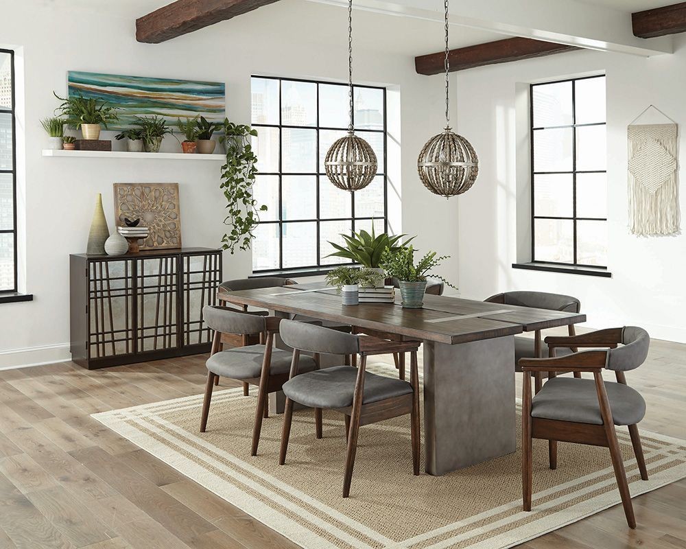Twain Walnut Dining Room Set By Scott Living from Coaster ...