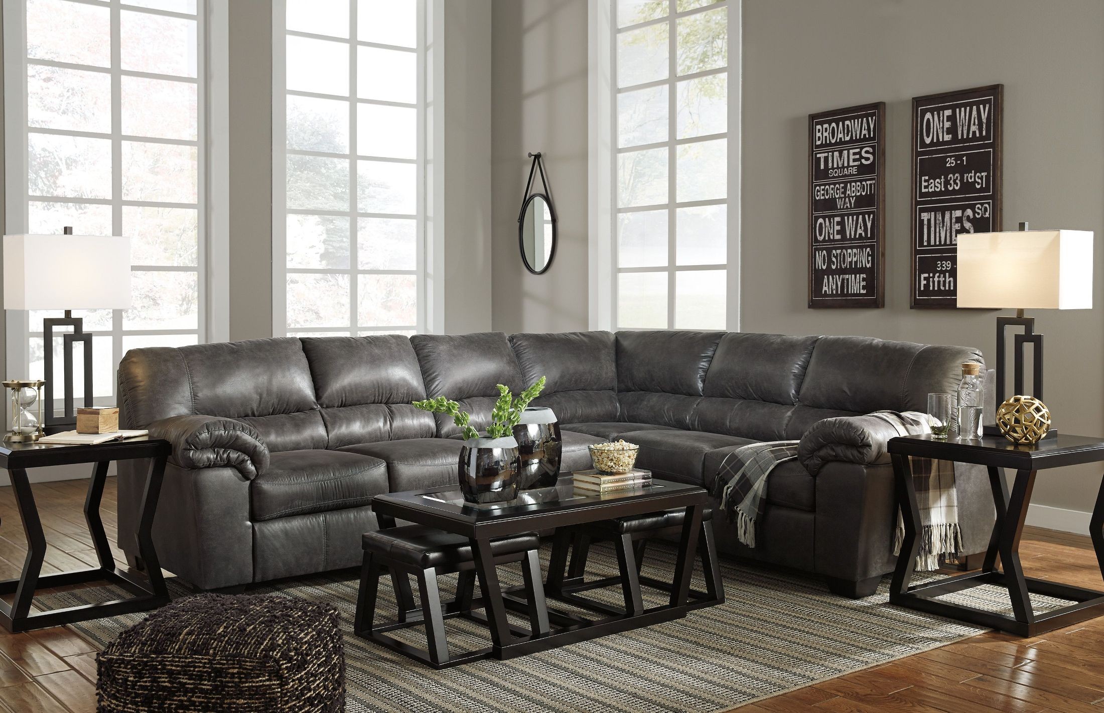Bladen Slate LAF Sectional from Ashley Coleman Furniture