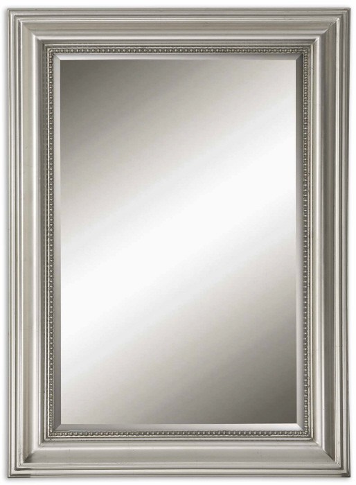 Stuart Silver Beaded Mirror from Uttermost (12005 B) Coleman Furniture