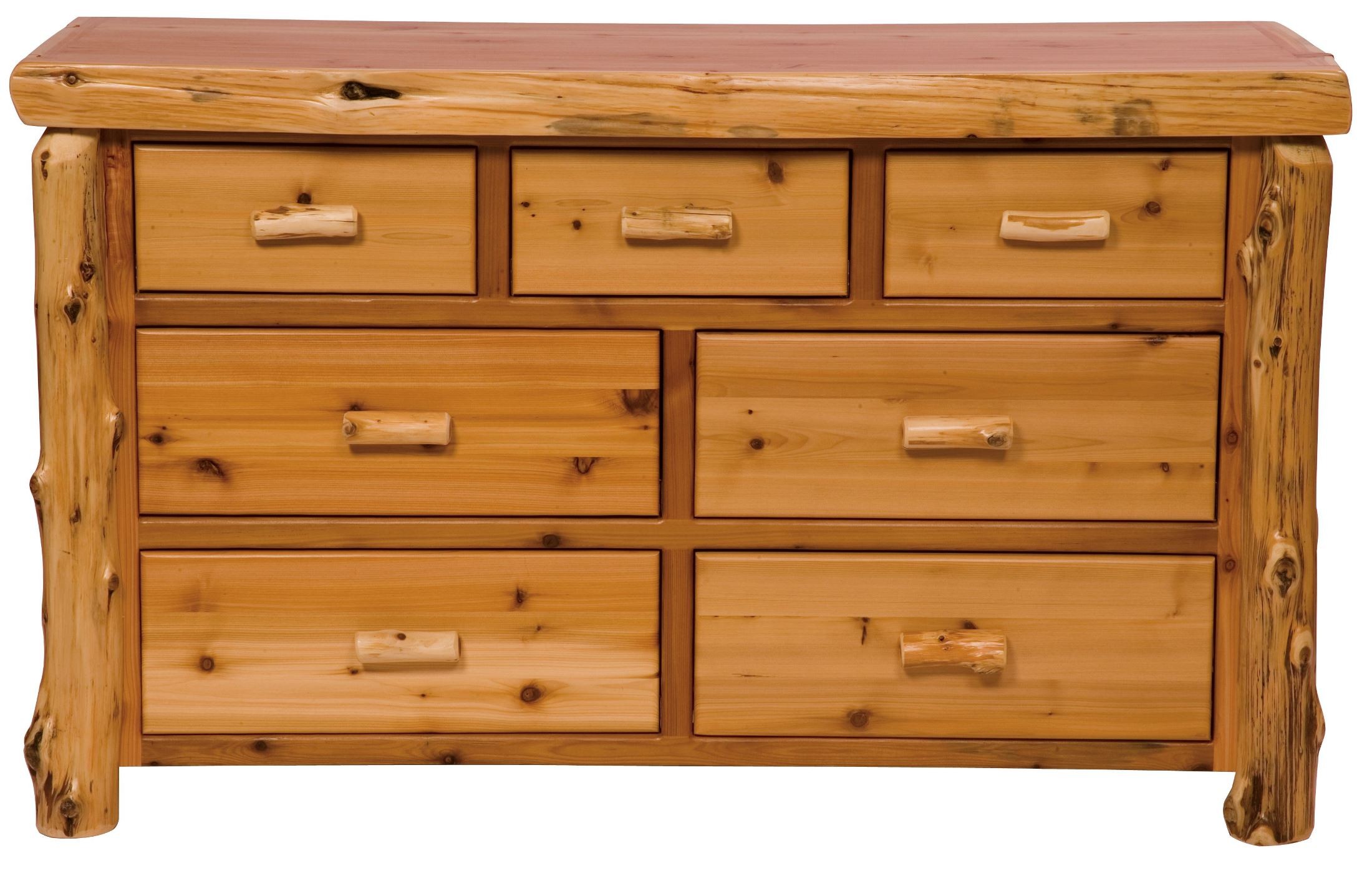 Traditional Cedar Value Seven Drawer Dresser from Fireside Lodge (12051