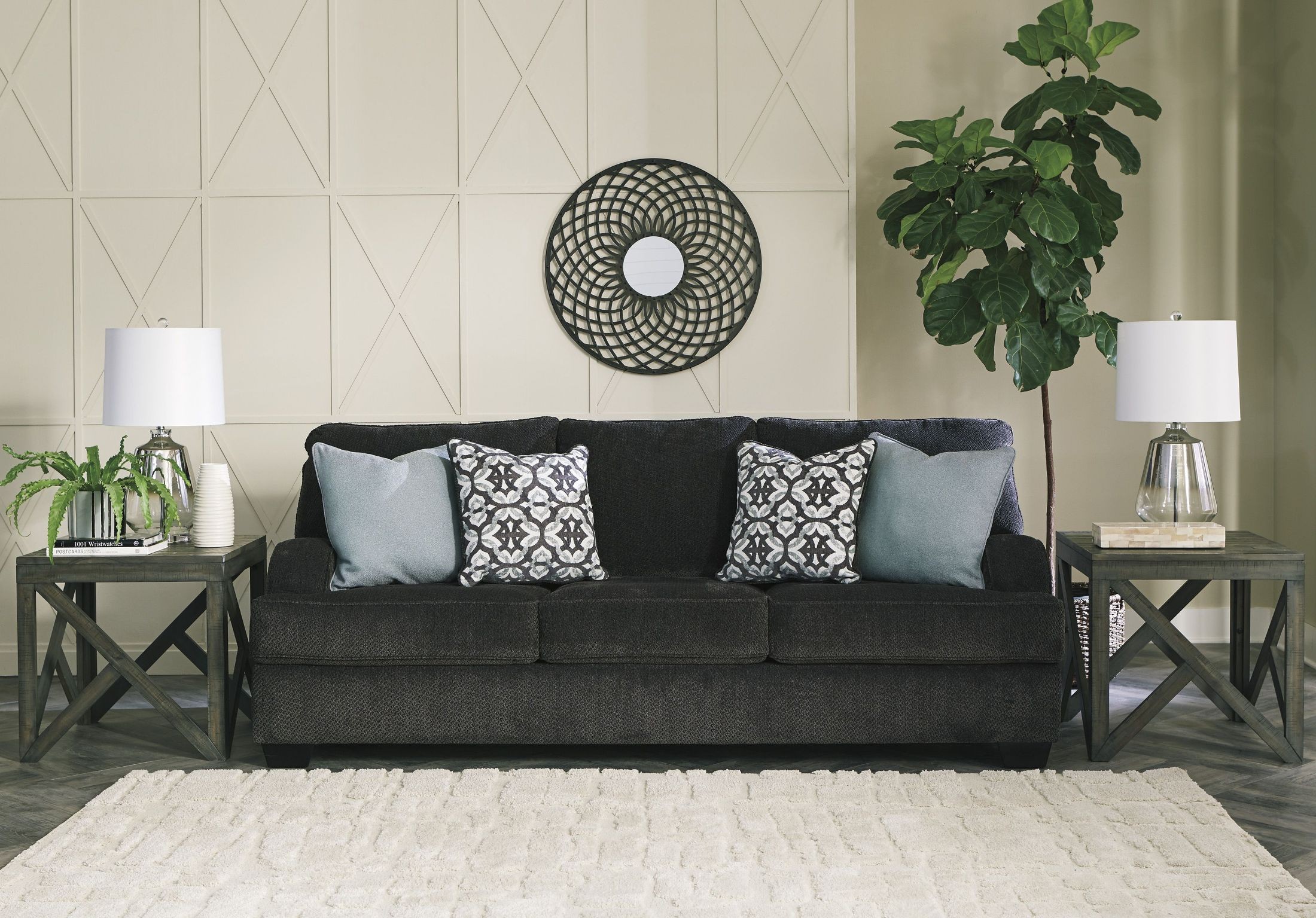  Charenton Charcoal Sofa from Ashley Coleman Furniture