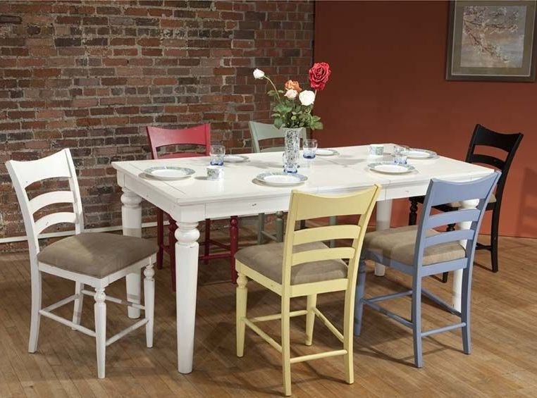 Stonebridge Antique White Rectangular Dining Room Set from ECI