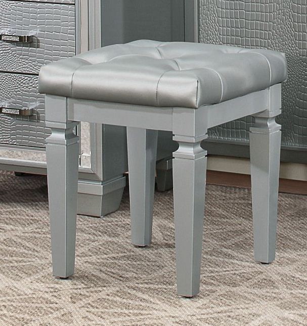 Allura Silver Panel Bedroom Set from Homelegance Coleman Furniture