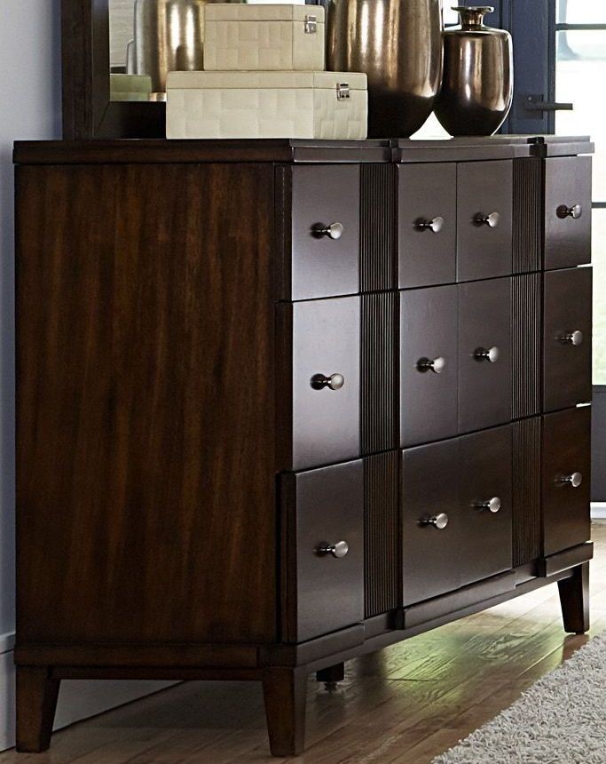 Pelmar Dark Walnut Dresser from Homelegance | Coleman Furniture
