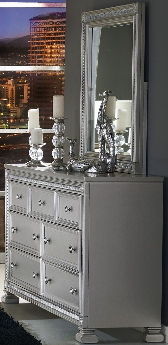 Bevelle Silver Dresser from Homelegance | Coleman Furniture