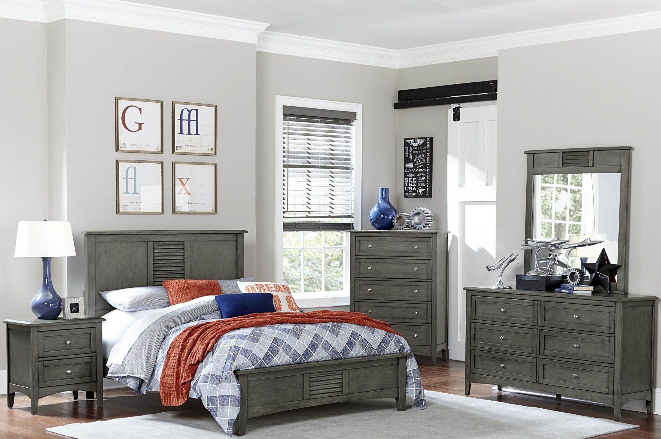 Garcia Grey Youth Bedroom Set from Homelegance Coleman Furniture