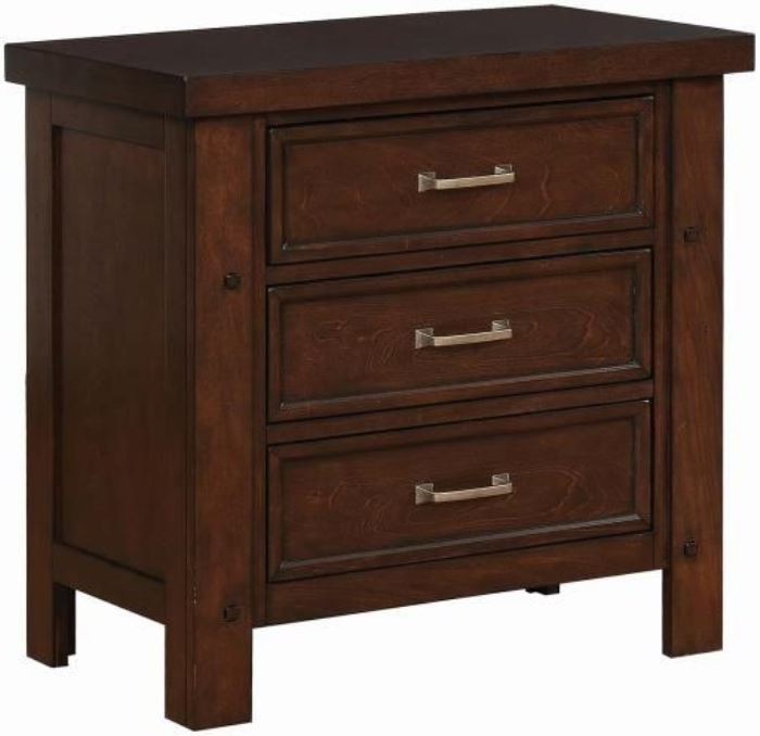 Barstow Pinot Noir Storage Platform Bedroom Set from Coaster Coleman