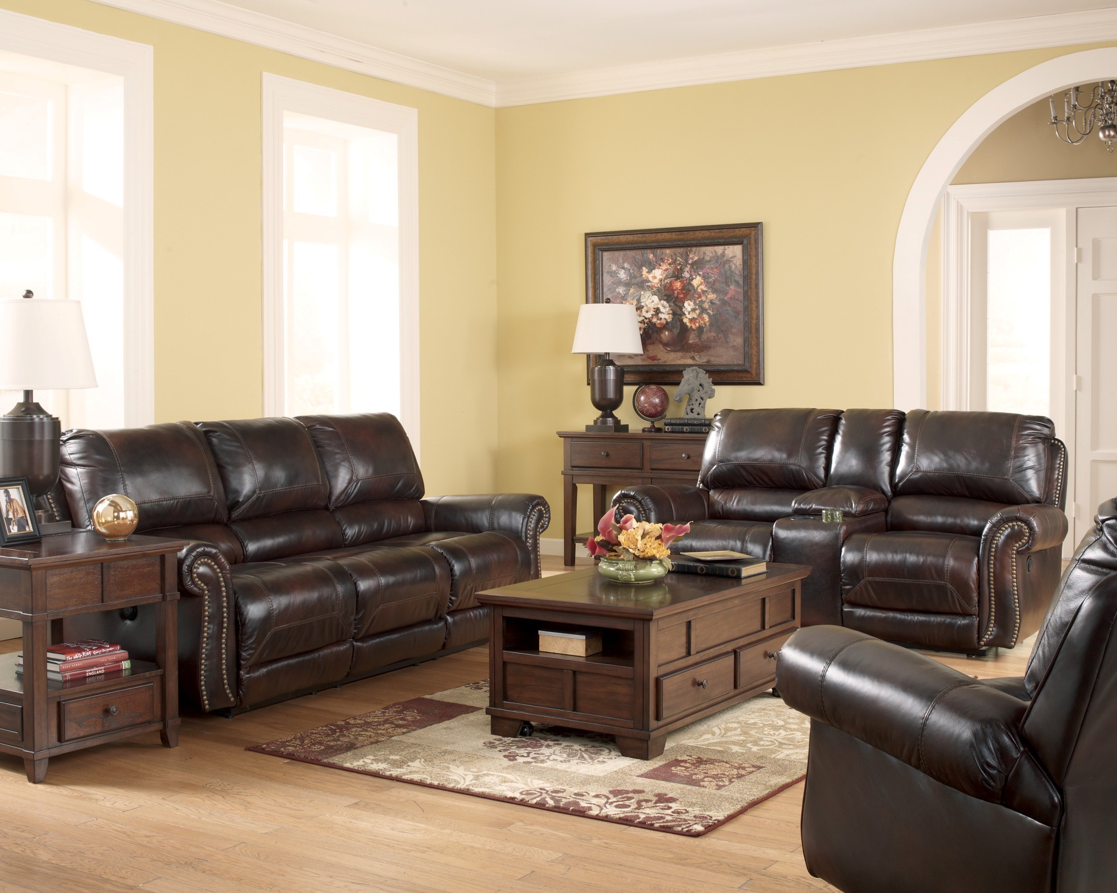 Gately Console Sofa Table from Ashley (T8454) Coleman Furniture