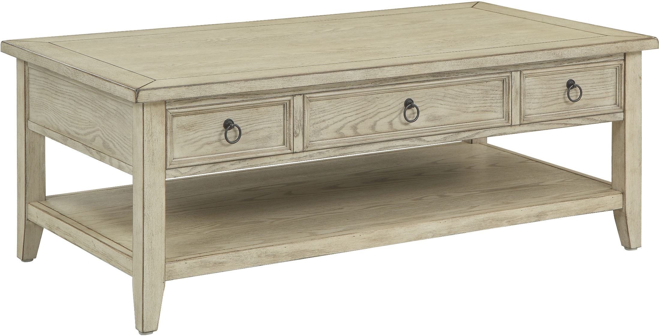 Summerville Garrett Burnished Cream Lift Top Cocktail Table from Coast
