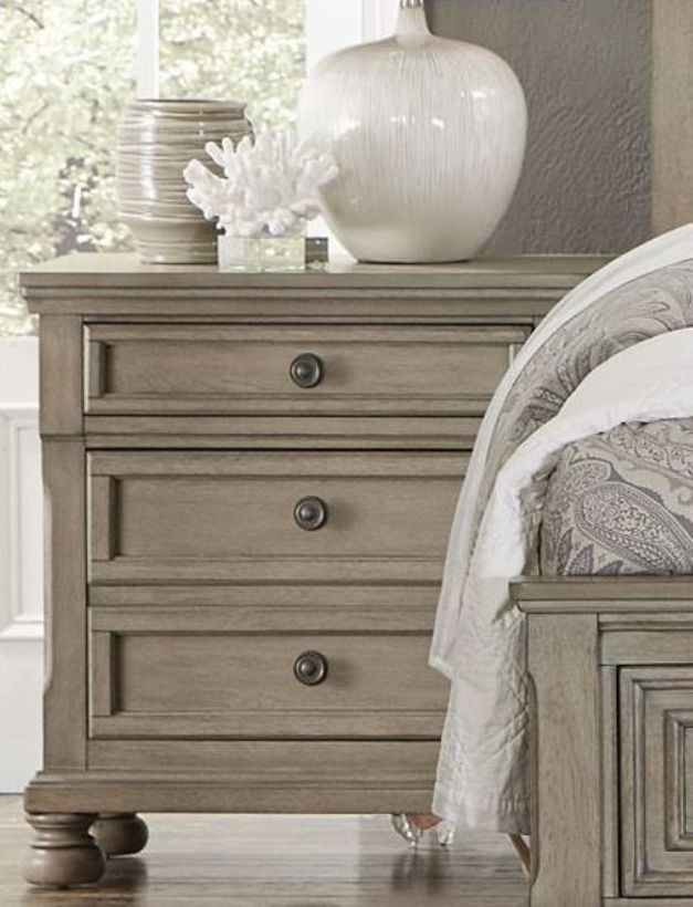 Bethel Wire Brushed Nightstand from Homelegance Coleman Furniture
