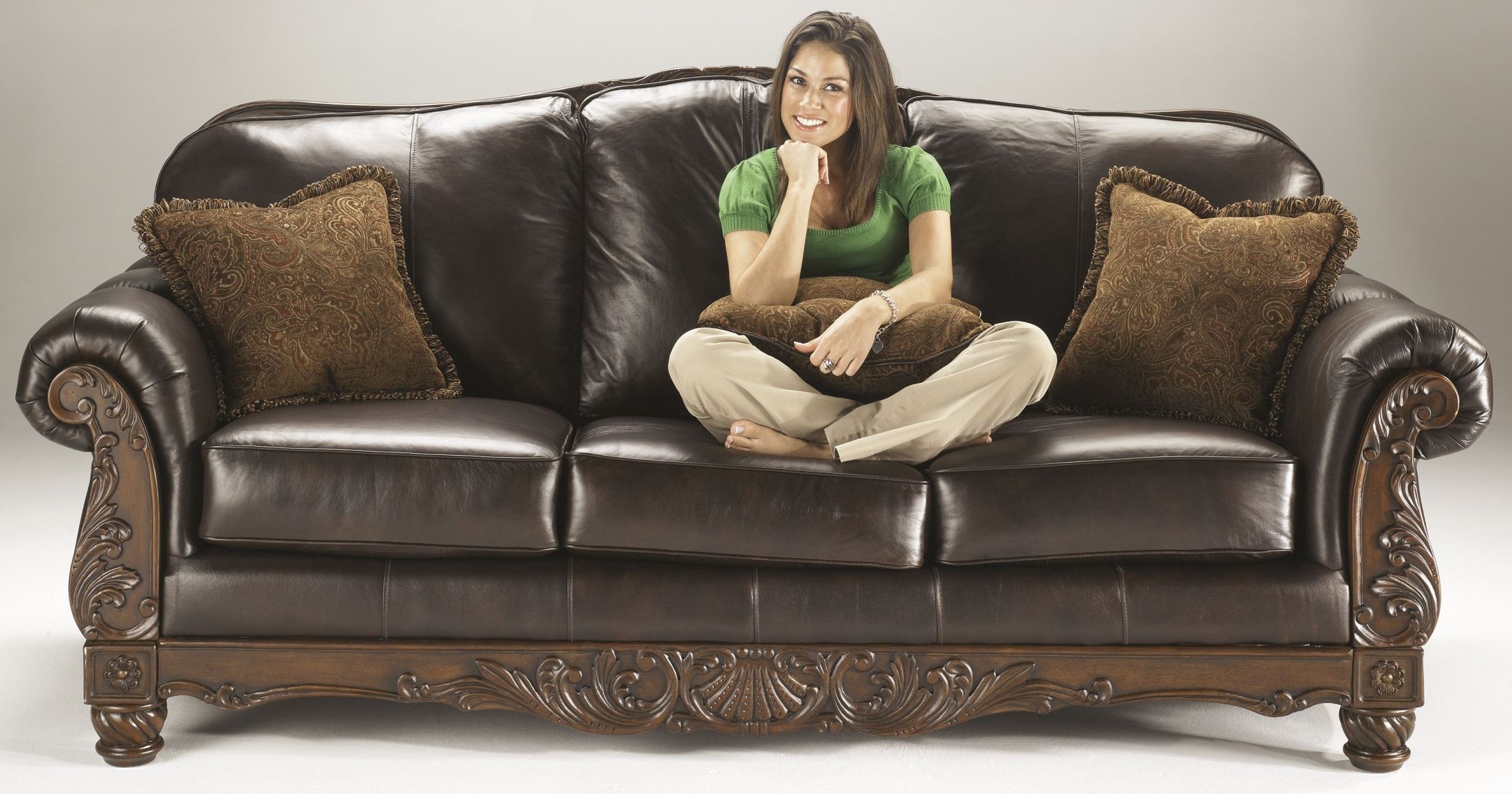 North Shore Dark Brown Living Room Set from Ashley (22603) Coleman