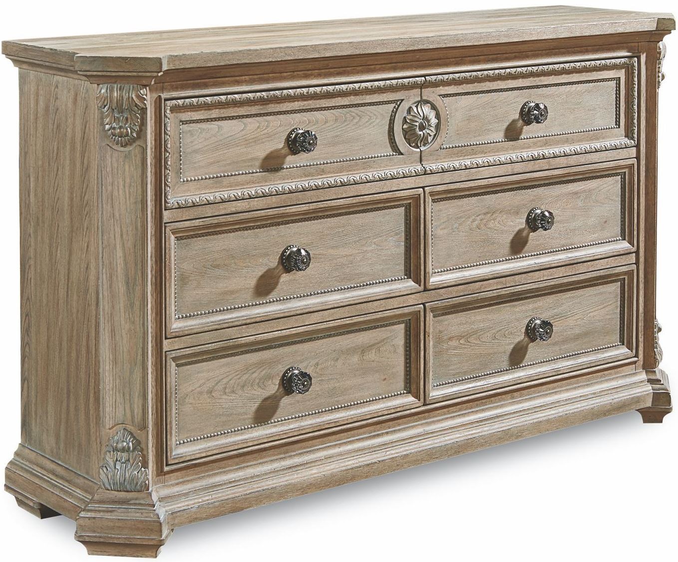 Arch Salvage Parchment Grayson Dresser from ART Coleman Furniture