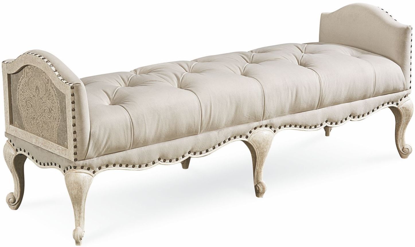 Arch Salvage Parchment Bryce Upholstered Bedroom Set from ART Coleman