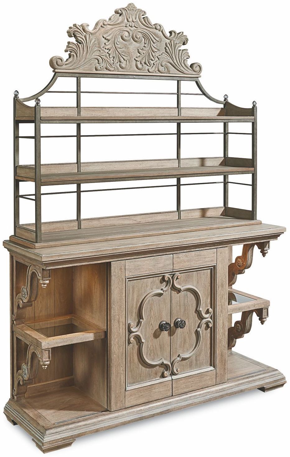 Arch Salvage Parchment Pearce Extendable Rectangular Dining Room Set