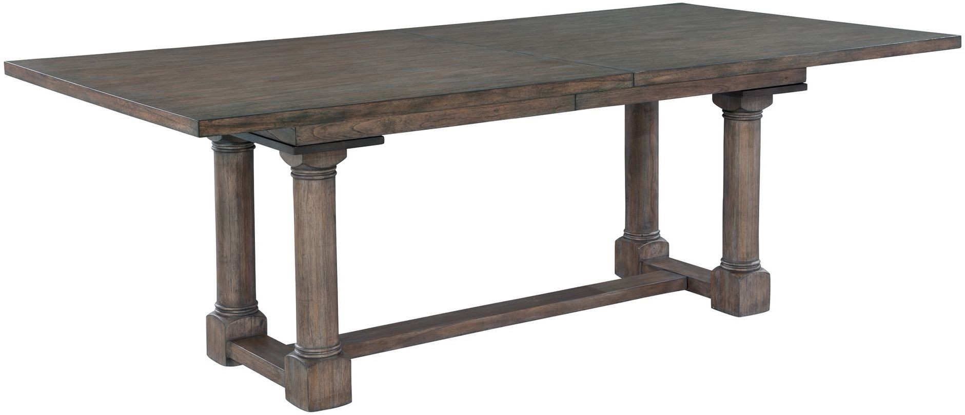 Lincoln Park Gray Trestle Extendable Dining Table from Hekman Furniture