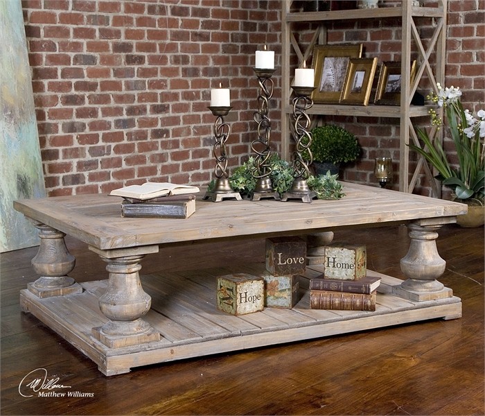 Stratford Rustic Cocktail Table from Uttermost (24251) Coleman Furniture