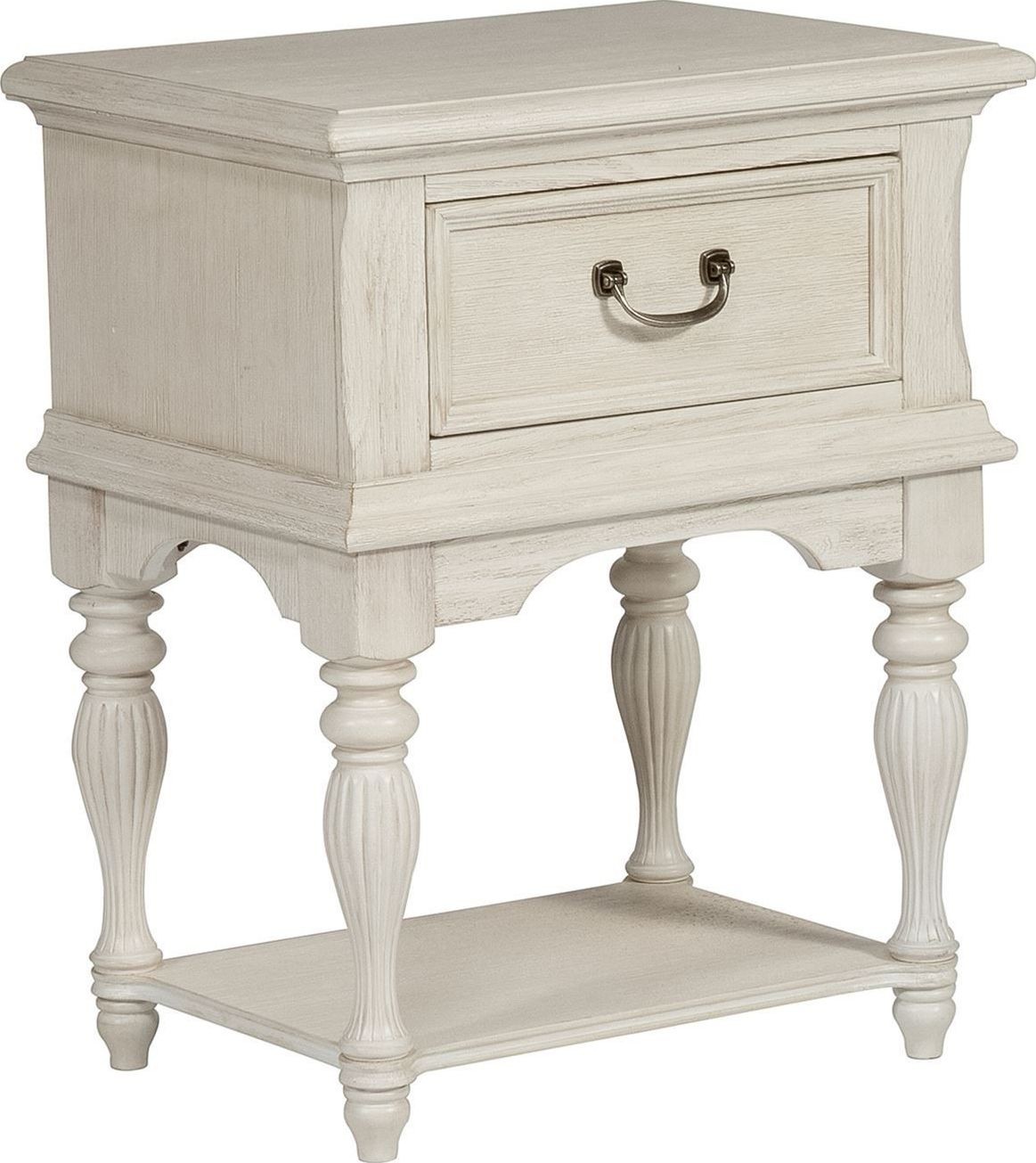 Bayside White Leg Nightstand from Liberty Coleman Furniture