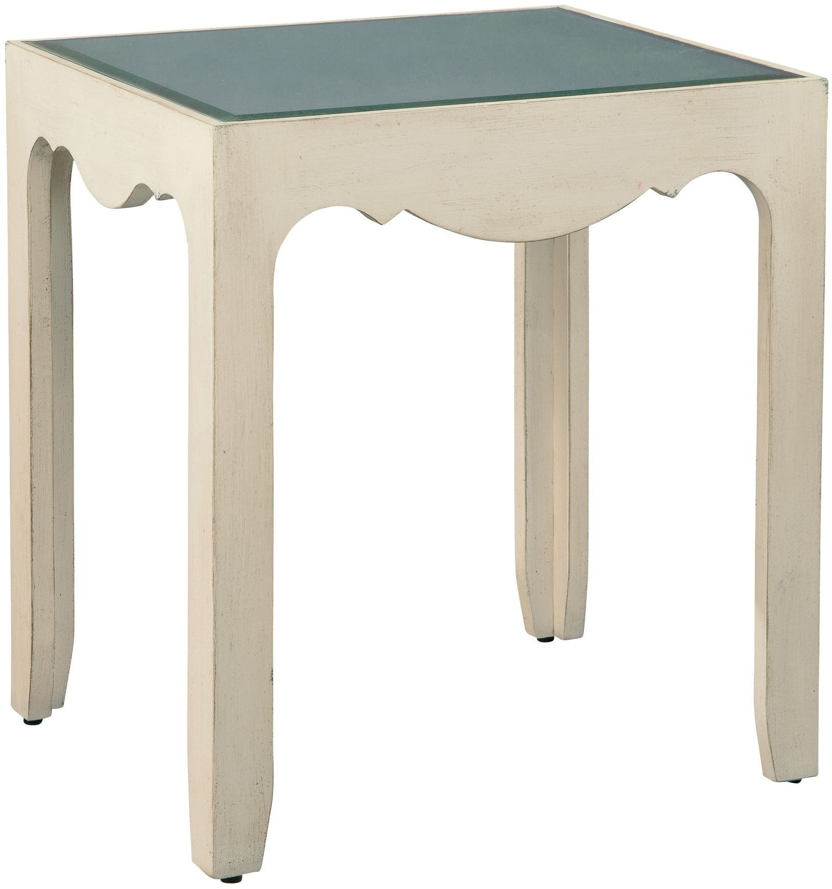 Beige Shaped End Table from Hekman Furniture Coleman Furniture