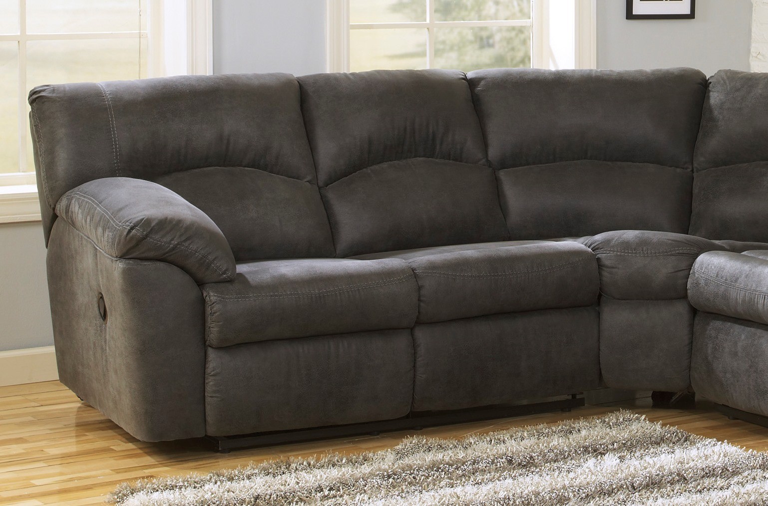 Tambo Pewter Reclining Sectional from Ashley Coleman Furniture