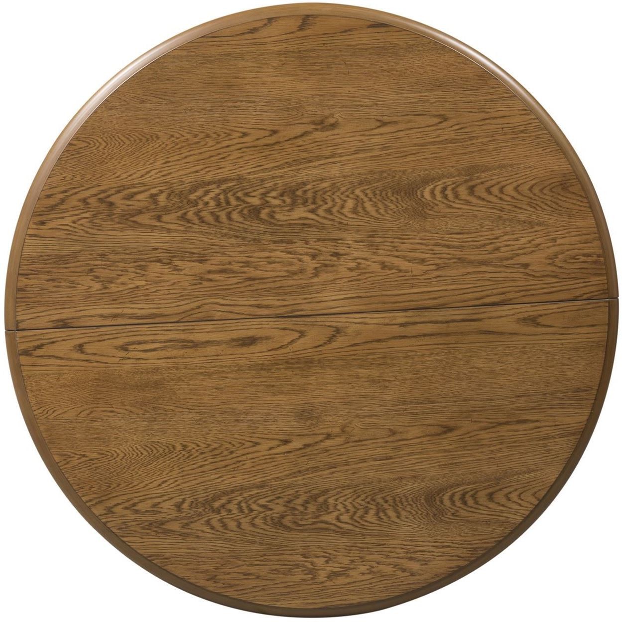 Springfield Honey and Cream Extendable Pedestal Dining Table from