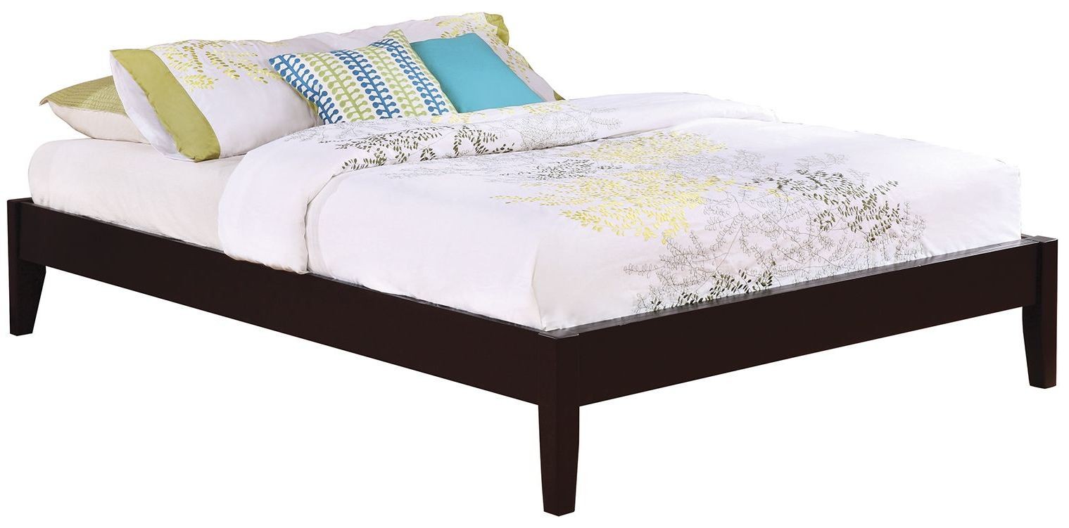 Hounslow Cappuccino Queen Universal Platform Bed from Coaster Coleman Furniture