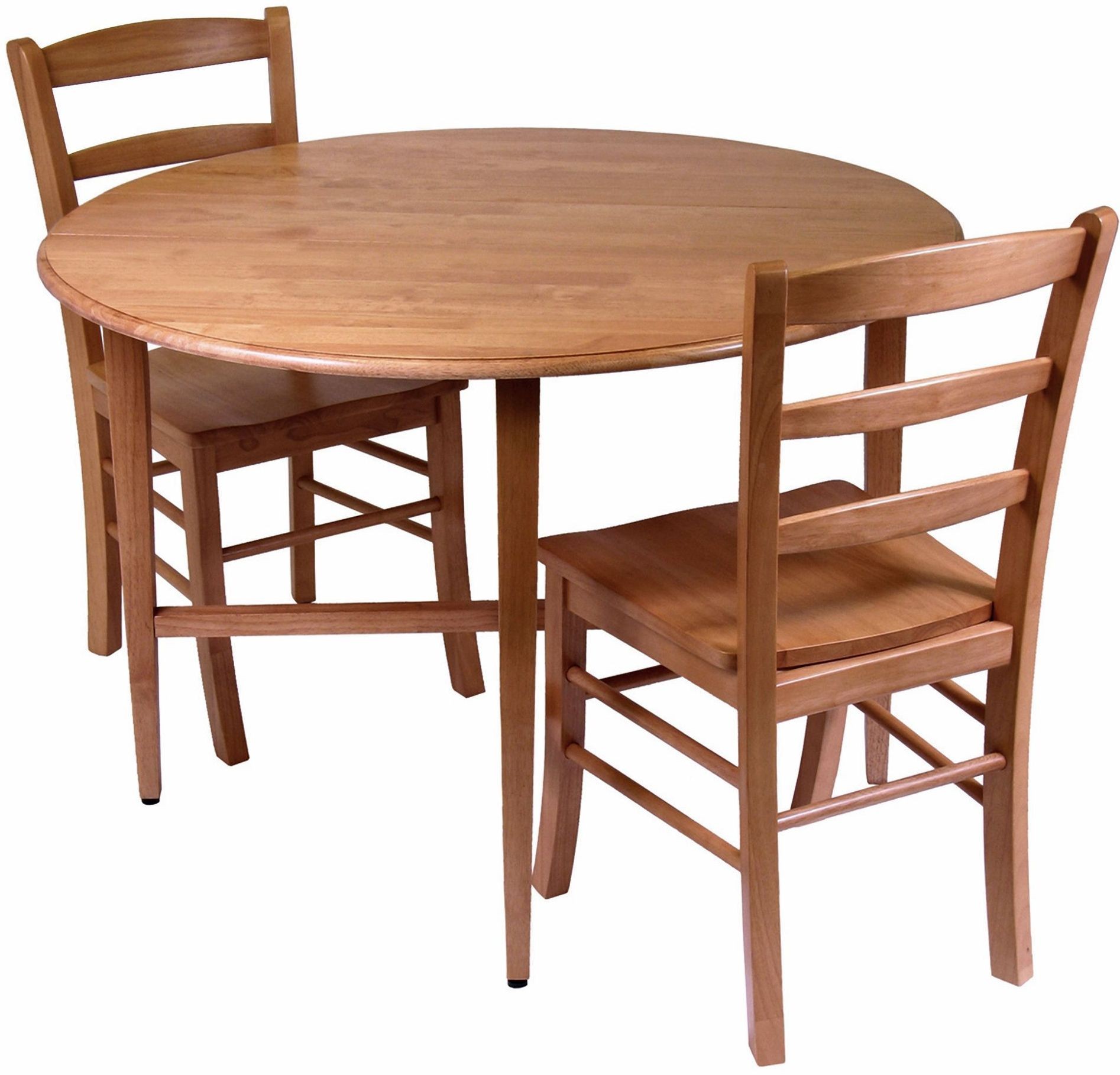 Hannah Round 42" Double Drop Leaf Gate Leg Dining Room Set from WinsomeWood Coleman Furniture