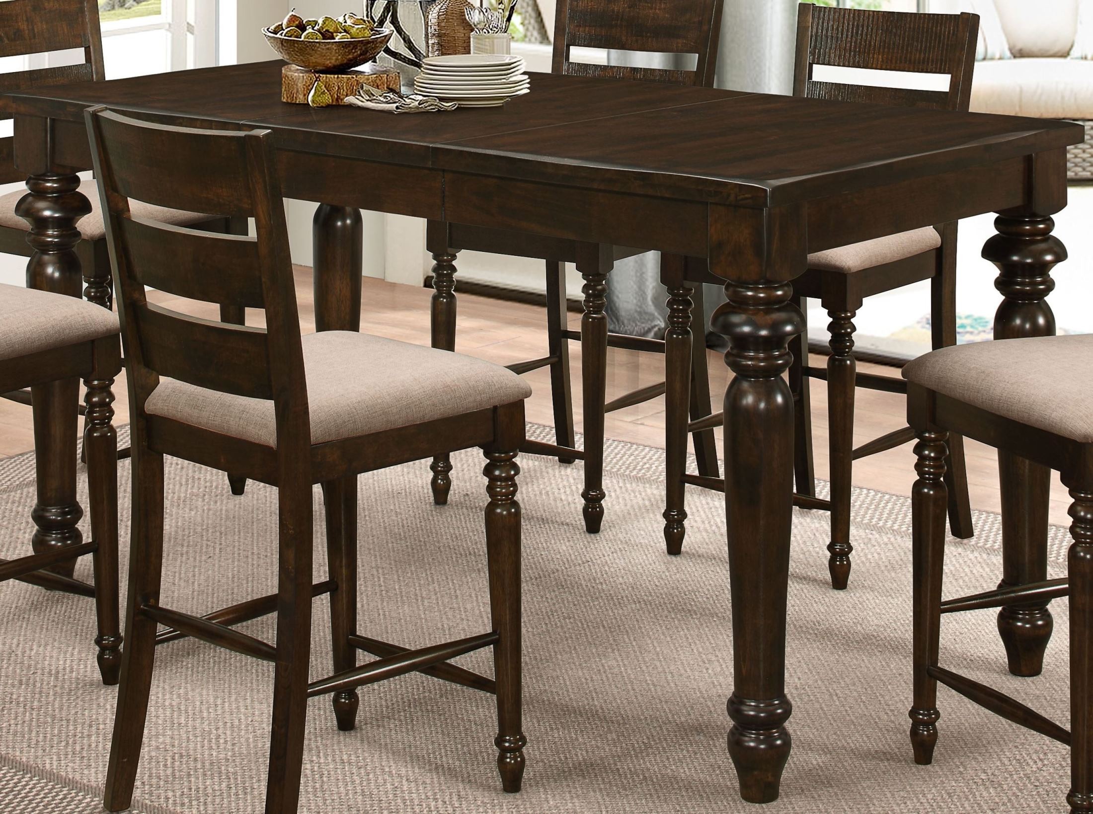 Annandale Antique Tobacco Counter Height Dining Table from New Classic
