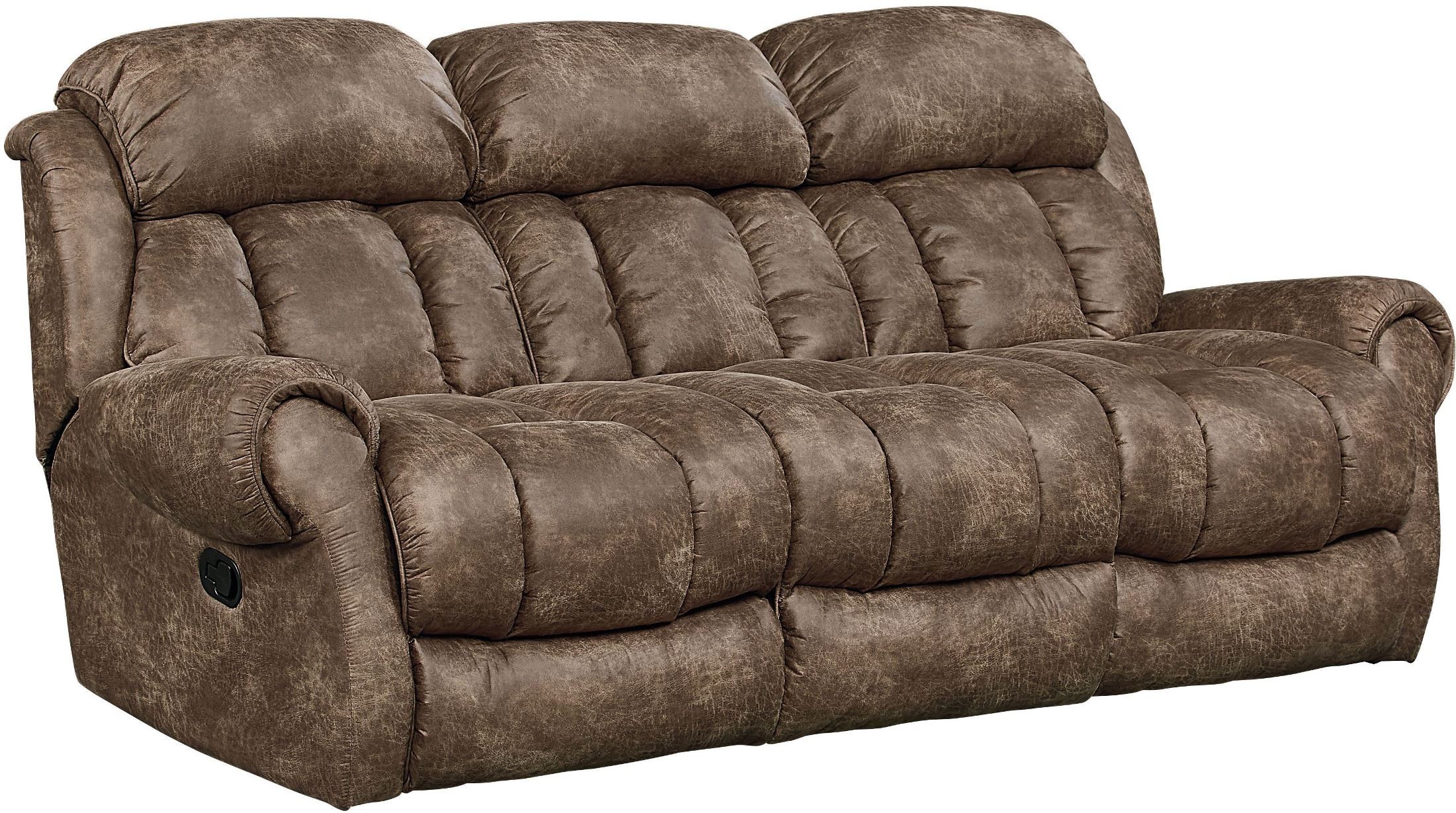 Summit Bomber Jacket Microfiber Reclining Sofa from Standard Furniture