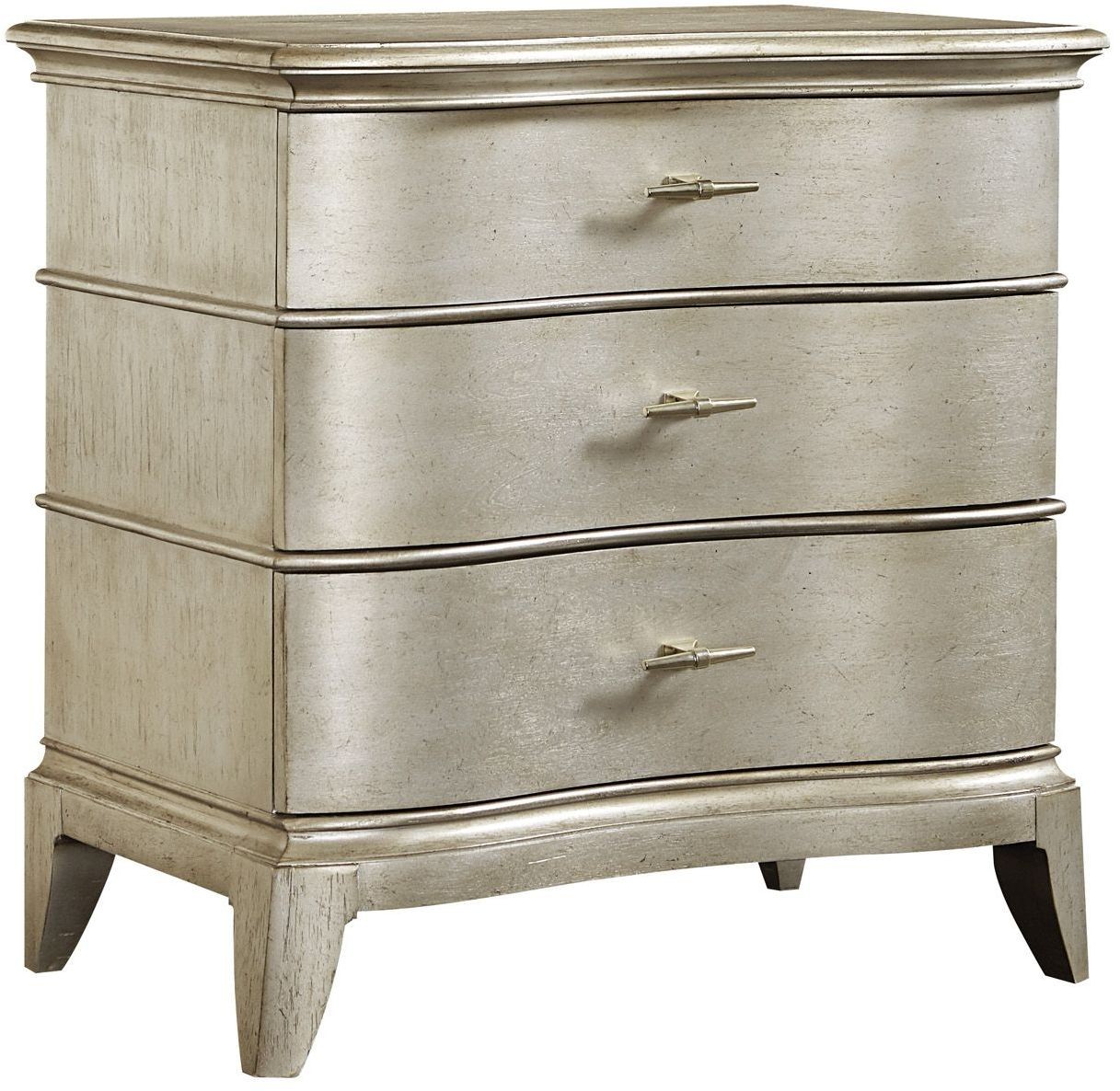 Starlite Silver Nightstand from ART Coleman Furniture