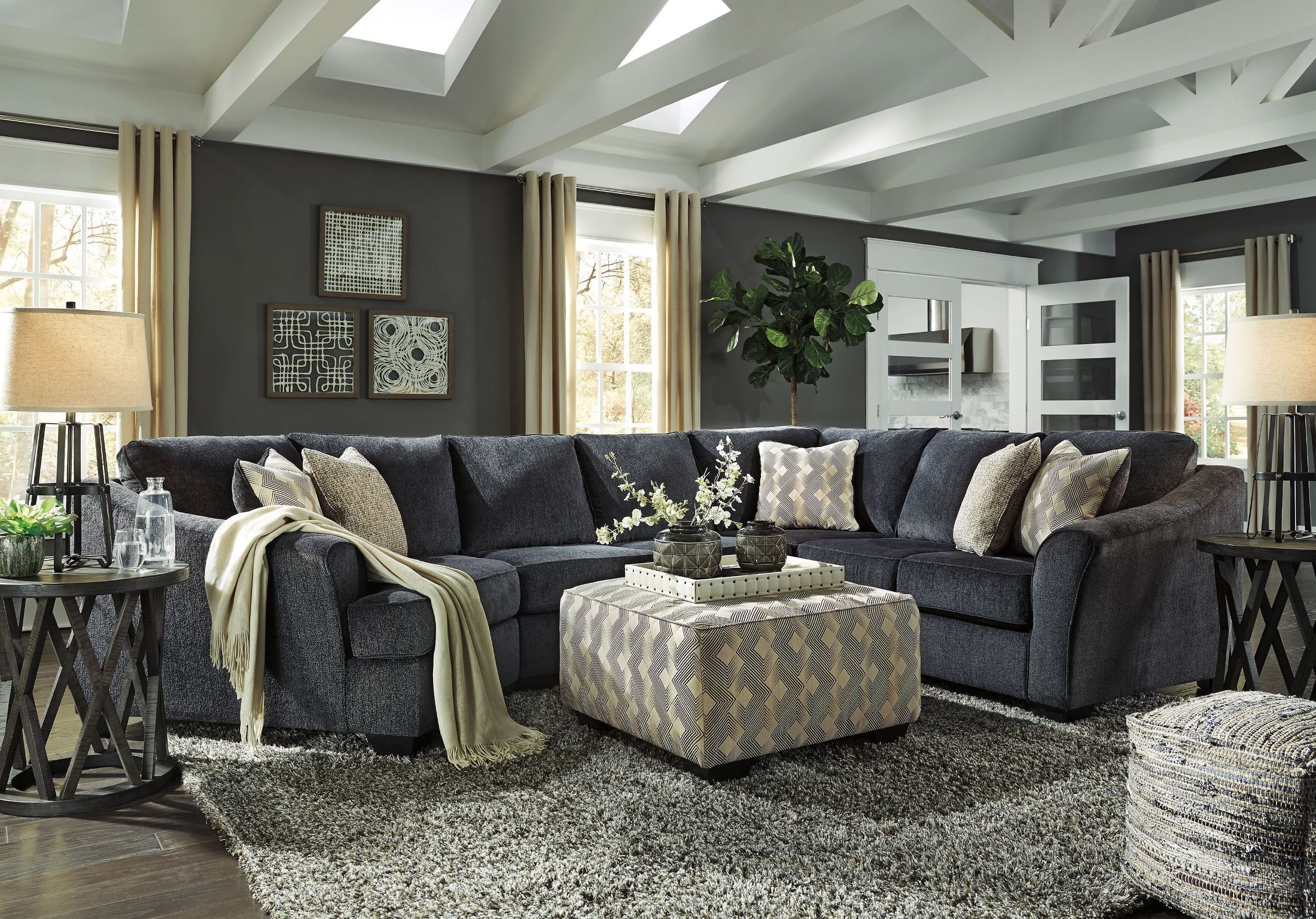 Eltmann Slate LAF Sectional from Ashley Coleman Furniture