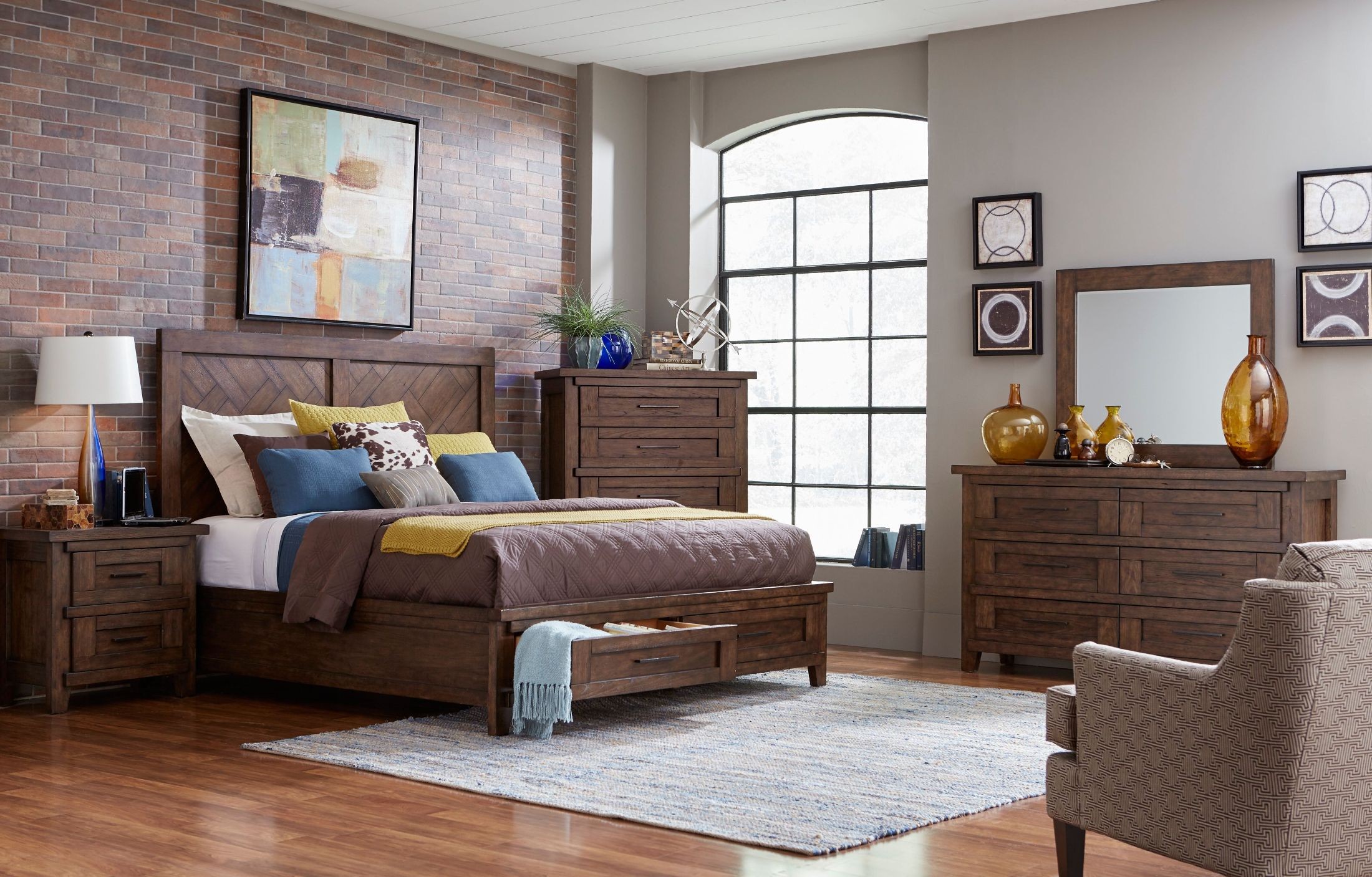 Pieceworks Panel Storage Bedroom Set from Broyhill