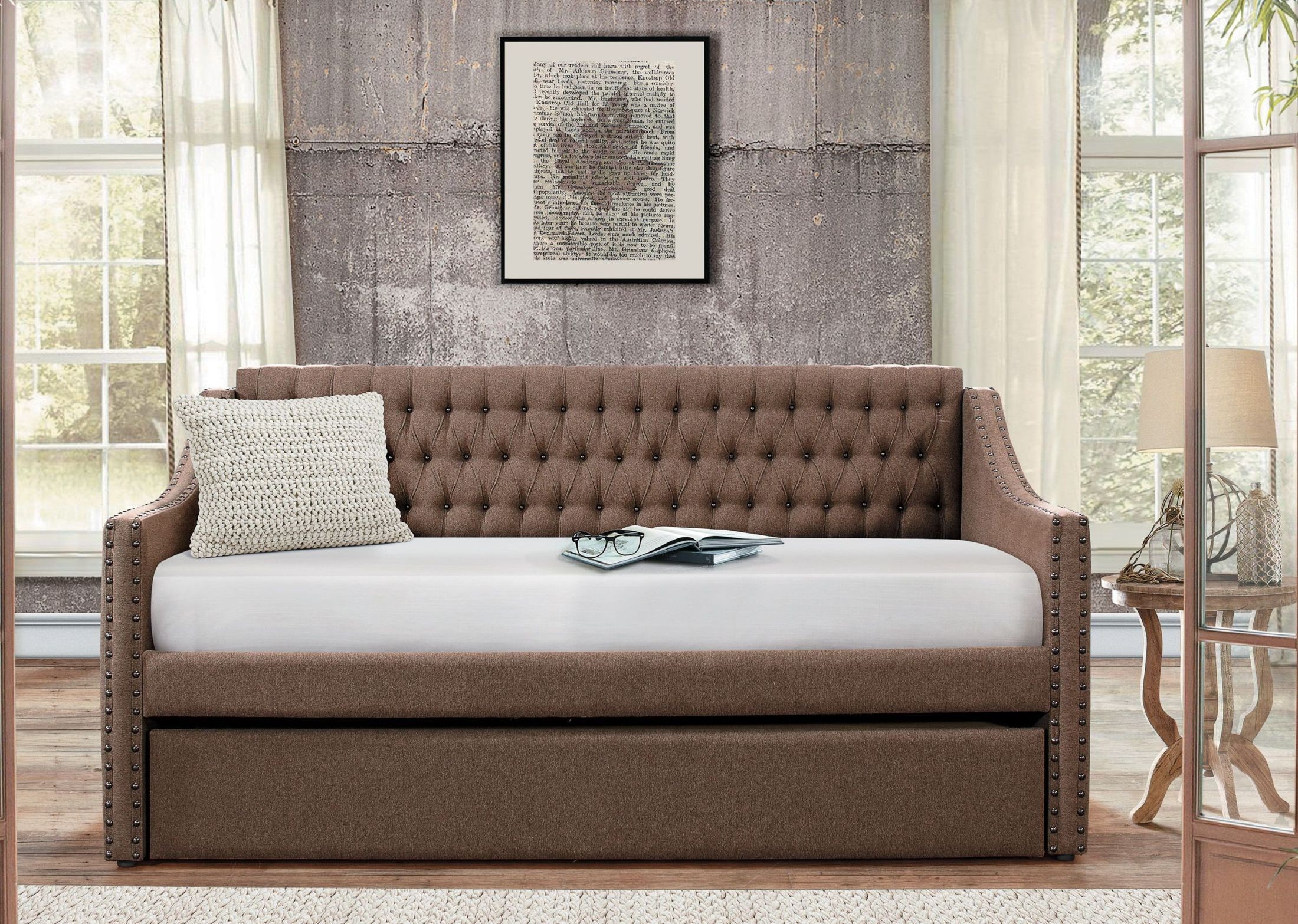 Tulney Brown Daybed With Trundle from Homelegance Coleman Furniture